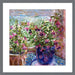 An Original Fine Art Print made from a painting of Fuchsia Flowers. The fuchsia flowers art print is from original art. An impressionistic fine art painting made into a fine art print. Made from an original painting by UK artist Judi Glover and part of the floral art print collection at Judi Glover Art
