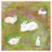 Child's Wall Art available at www.judigloverart.com. The rabbit prints show fluffy white rabbits in a meadow. Each bunny print is available in 30cm x 30cm, 40cm x 40cm or 50cm x 50cm